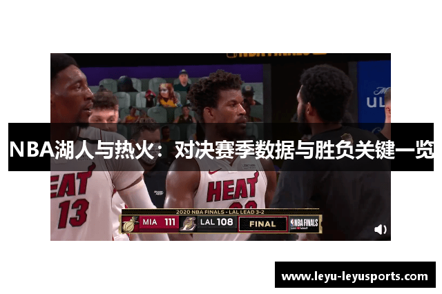 NBA湖人与热火：对决赛季数据与胜负关键一览